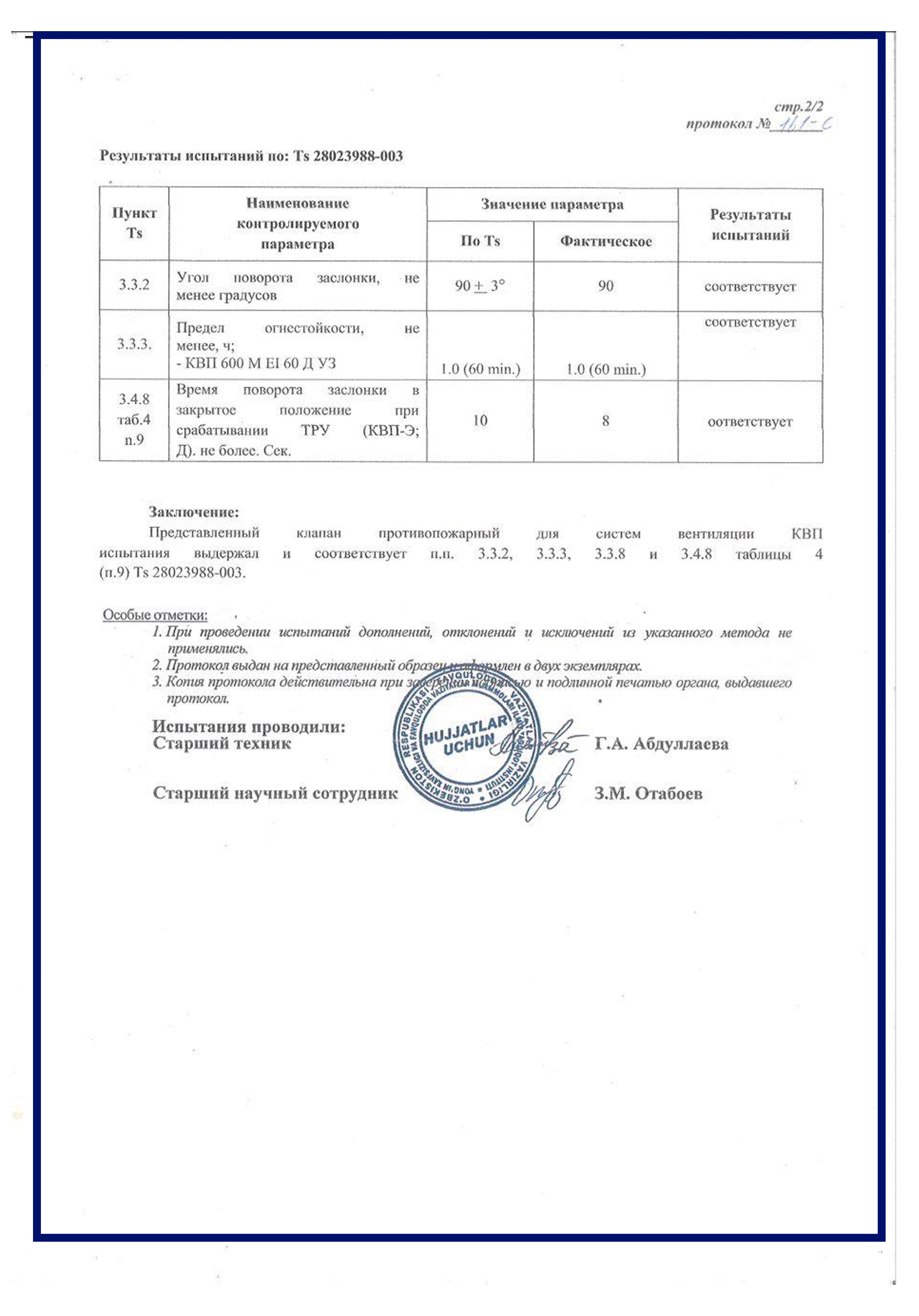 Свидетельство